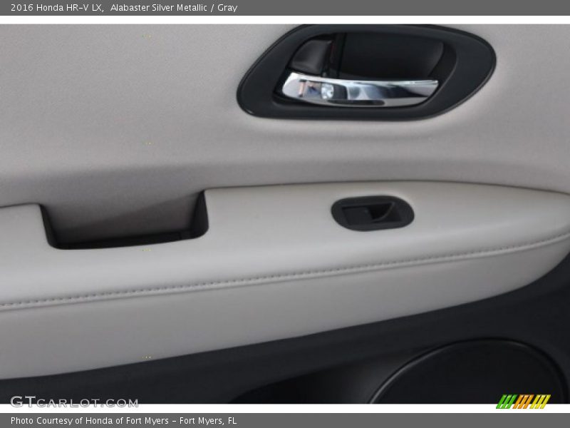 Alabaster Silver Metallic / Gray 2016 Honda HR-V LX