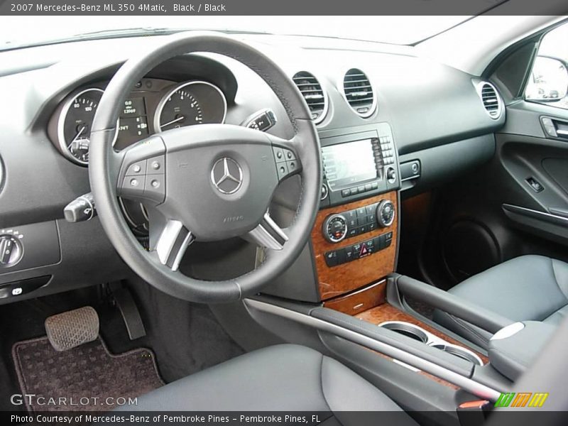 Black / Black 2007 Mercedes-Benz ML 350 4Matic