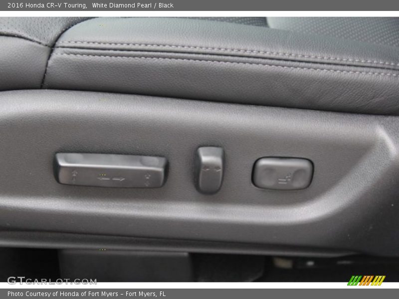 White Diamond Pearl / Black 2016 Honda CR-V Touring