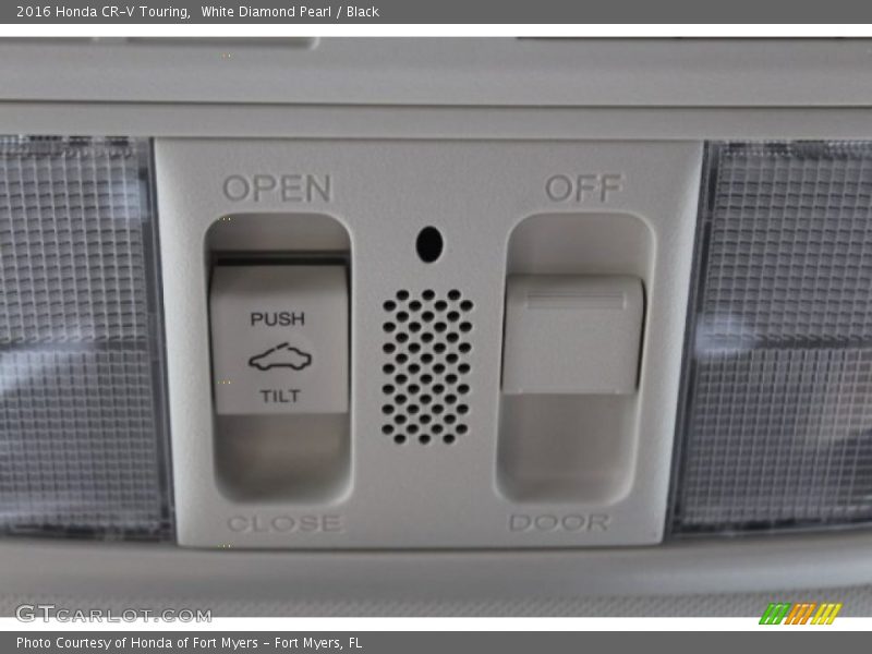 White Diamond Pearl / Black 2016 Honda CR-V Touring