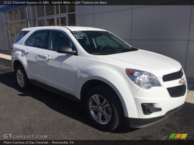 Summit White / Light Titanium/Jet Black 2013 Chevrolet Equinox LS AWD