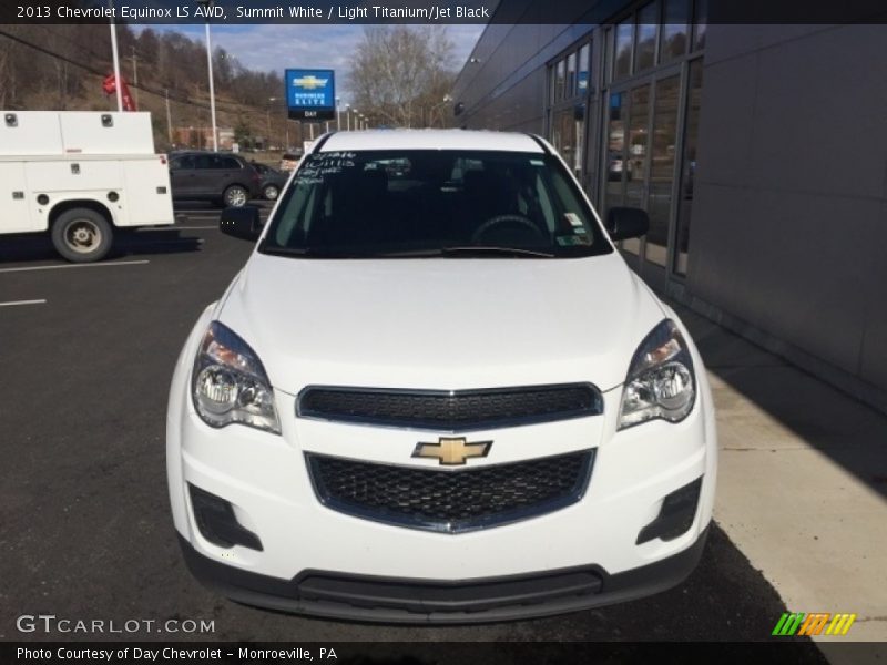 Summit White / Light Titanium/Jet Black 2013 Chevrolet Equinox LS AWD