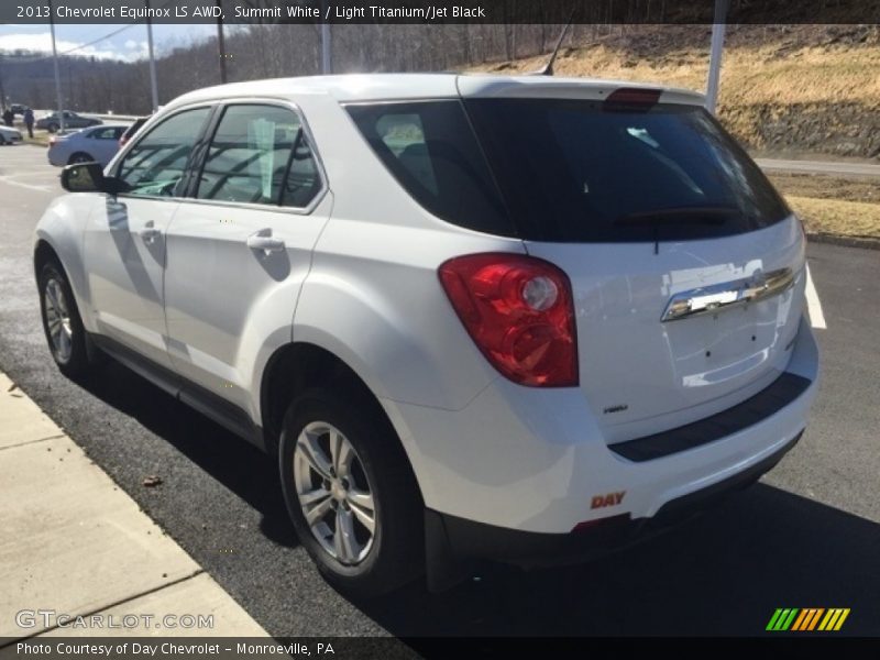 Summit White / Light Titanium/Jet Black 2013 Chevrolet Equinox LS AWD