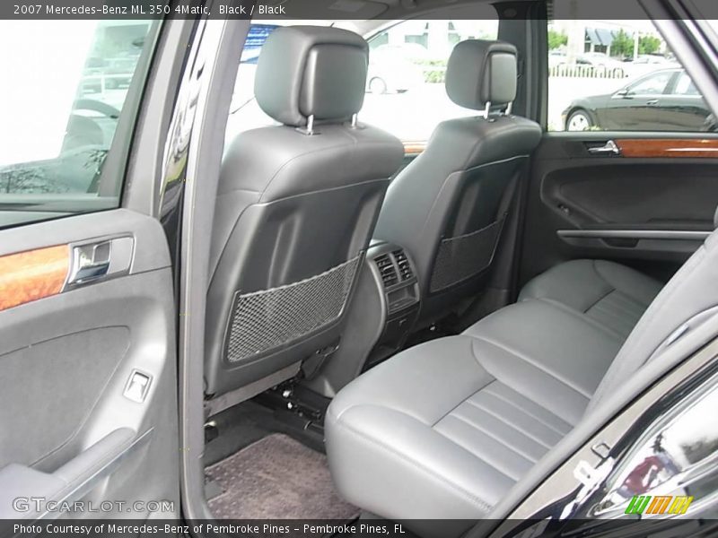 Black / Black 2007 Mercedes-Benz ML 350 4Matic