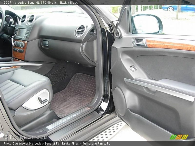 Black / Black 2007 Mercedes-Benz ML 350 4Matic