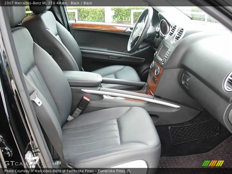 Black / Black 2007 Mercedes-Benz ML 350 4Matic