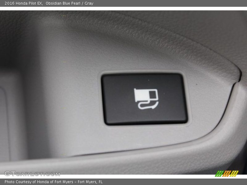 Obsidian Blue Pearl / Gray 2016 Honda Pilot EX