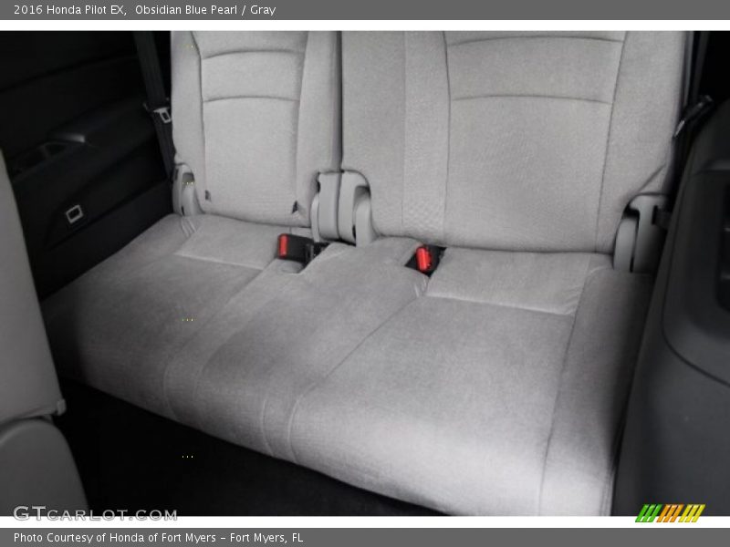 Obsidian Blue Pearl / Gray 2016 Honda Pilot EX