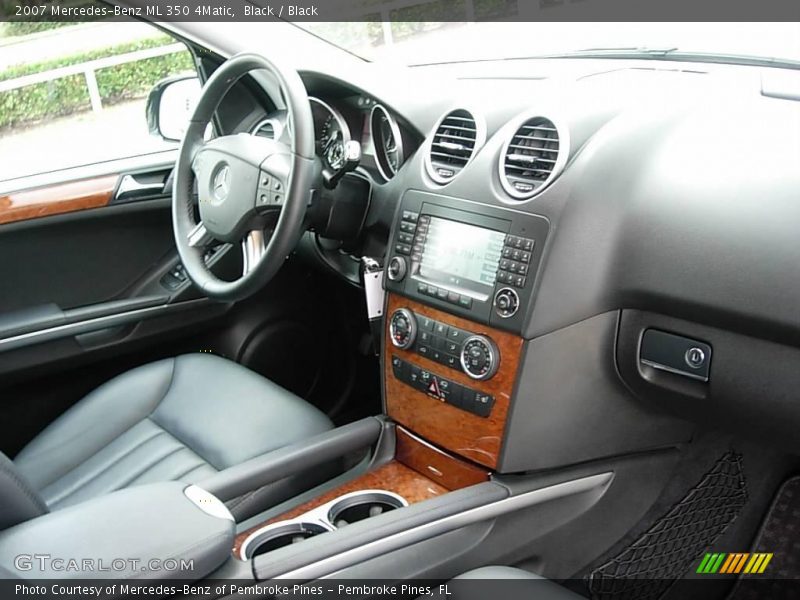 Black / Black 2007 Mercedes-Benz ML 350 4Matic