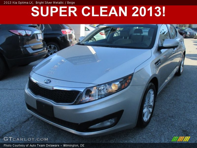 Bright Silver Metallic / Beige 2013 Kia Optima LX