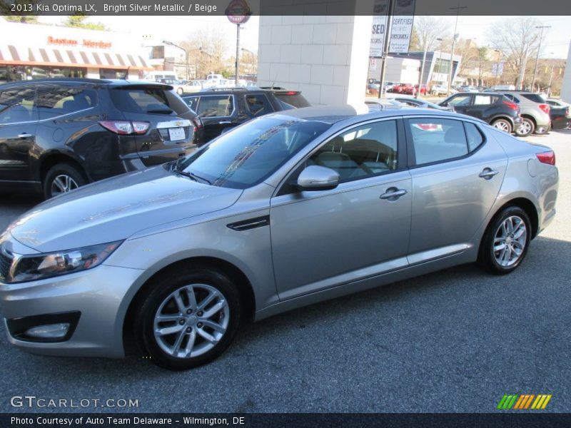 Bright Silver Metallic / Beige 2013 Kia Optima LX