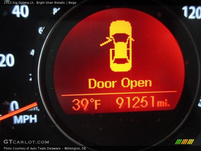 Bright Silver Metallic / Beige 2013 Kia Optima LX