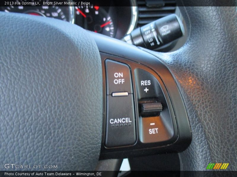 Bright Silver Metallic / Beige 2013 Kia Optima LX