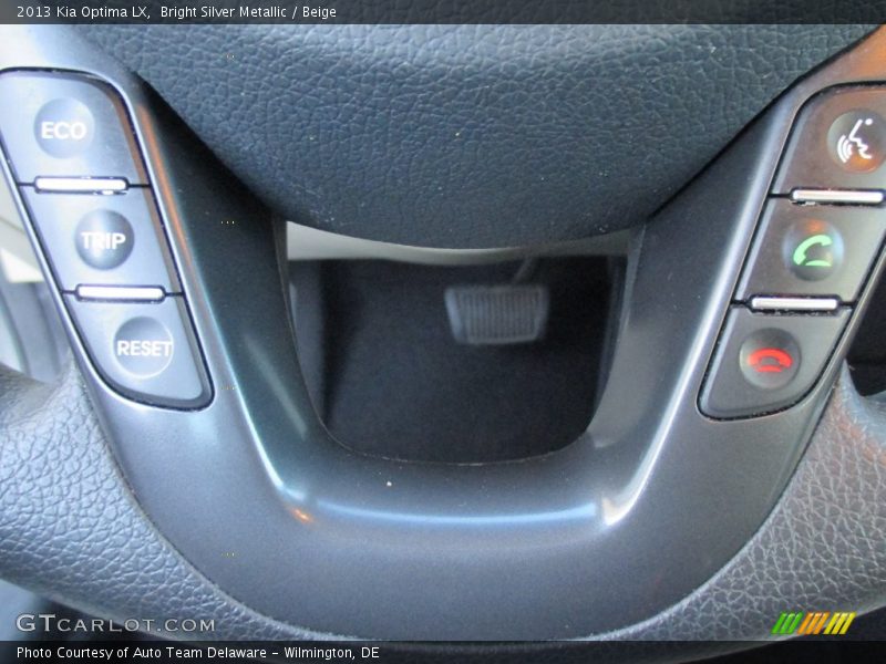 Bright Silver Metallic / Beige 2013 Kia Optima LX