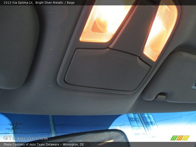 Bright Silver Metallic / Beige 2013 Kia Optima LX