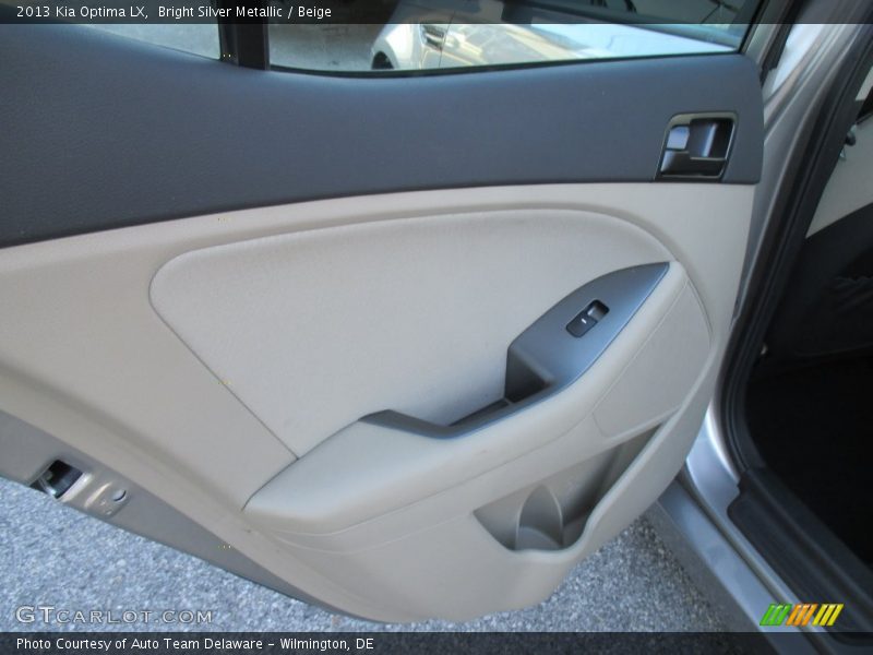 Bright Silver Metallic / Beige 2013 Kia Optima LX