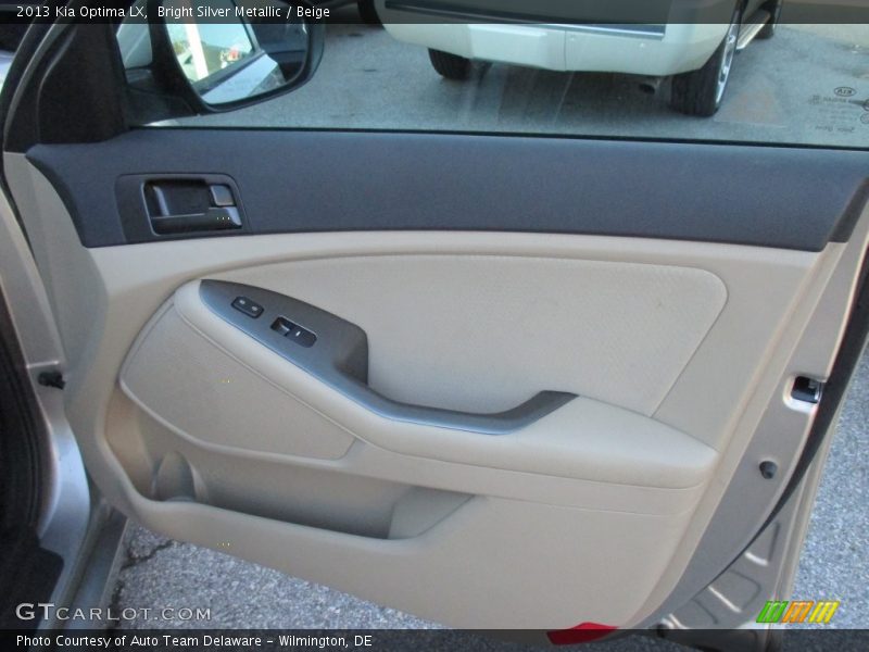 Bright Silver Metallic / Beige 2013 Kia Optima LX