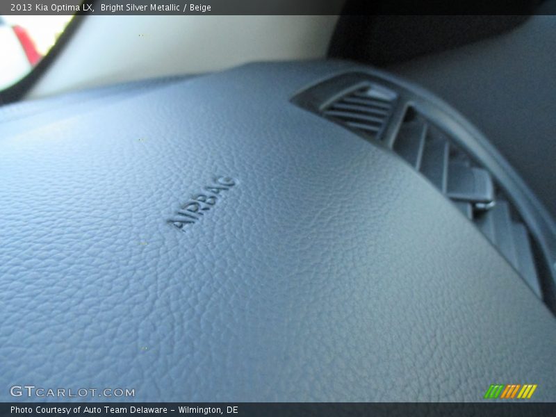 Bright Silver Metallic / Beige 2013 Kia Optima LX