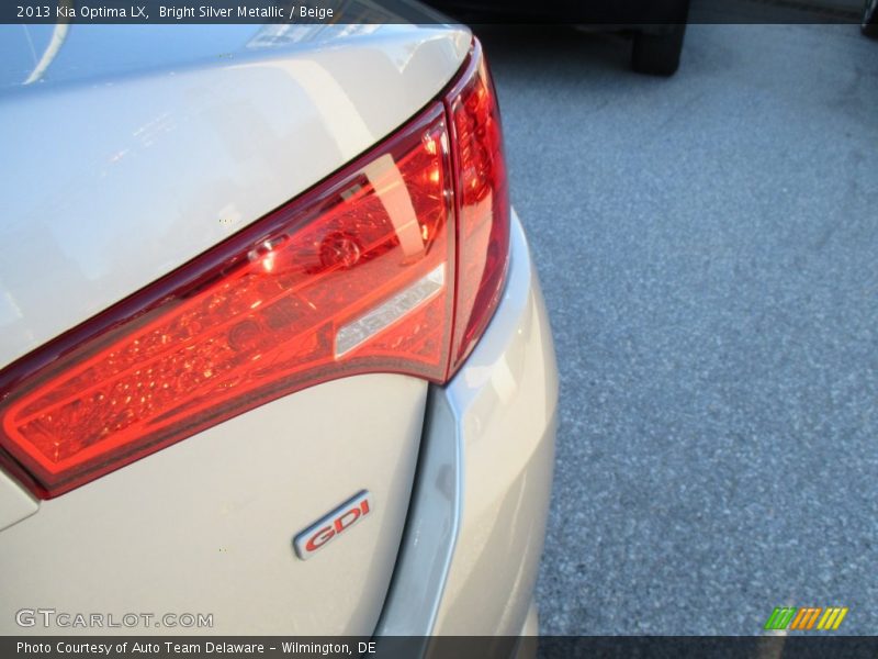 Bright Silver Metallic / Beige 2013 Kia Optima LX