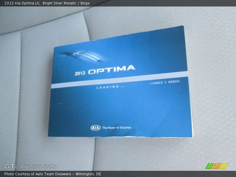 Bright Silver Metallic / Beige 2013 Kia Optima LX
