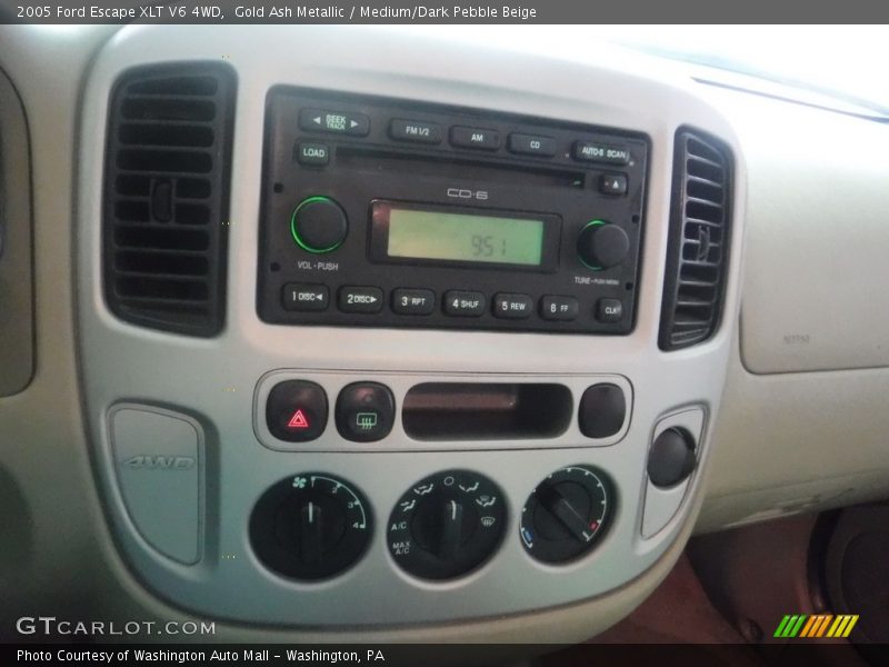 Gold Ash Metallic / Medium/Dark Pebble Beige 2005 Ford Escape XLT V6 4WD