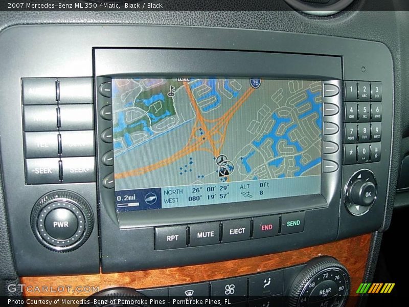 Black / Black 2007 Mercedes-Benz ML 350 4Matic