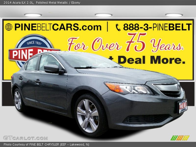 Polished Metal Metallic / Ebony 2014 Acura ILX 2.0L