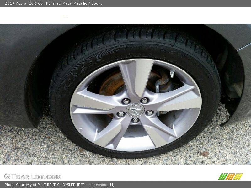 Polished Metal Metallic / Ebony 2014 Acura ILX 2.0L