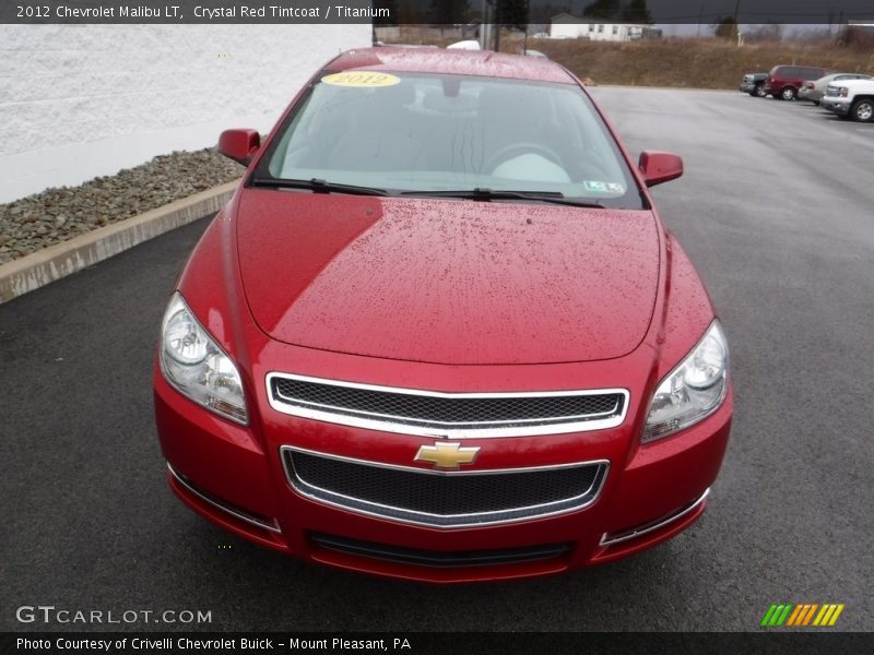 Crystal Red Tintcoat / Titanium 2012 Chevrolet Malibu LT