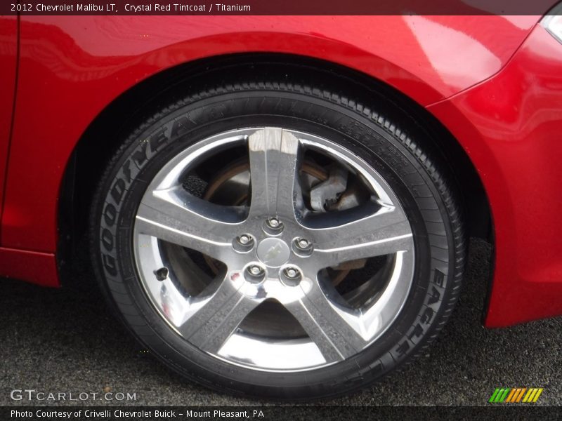 Crystal Red Tintcoat / Titanium 2012 Chevrolet Malibu LT