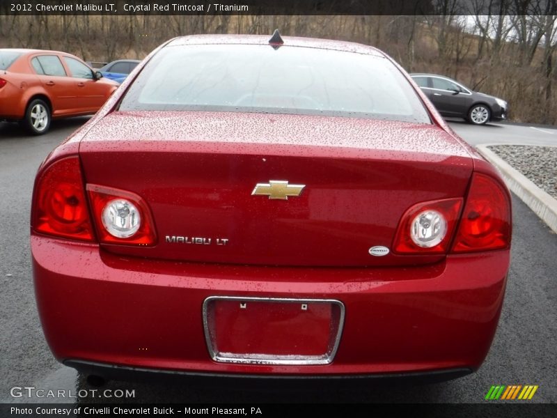 Crystal Red Tintcoat / Titanium 2012 Chevrolet Malibu LT