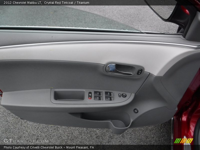 Crystal Red Tintcoat / Titanium 2012 Chevrolet Malibu LT