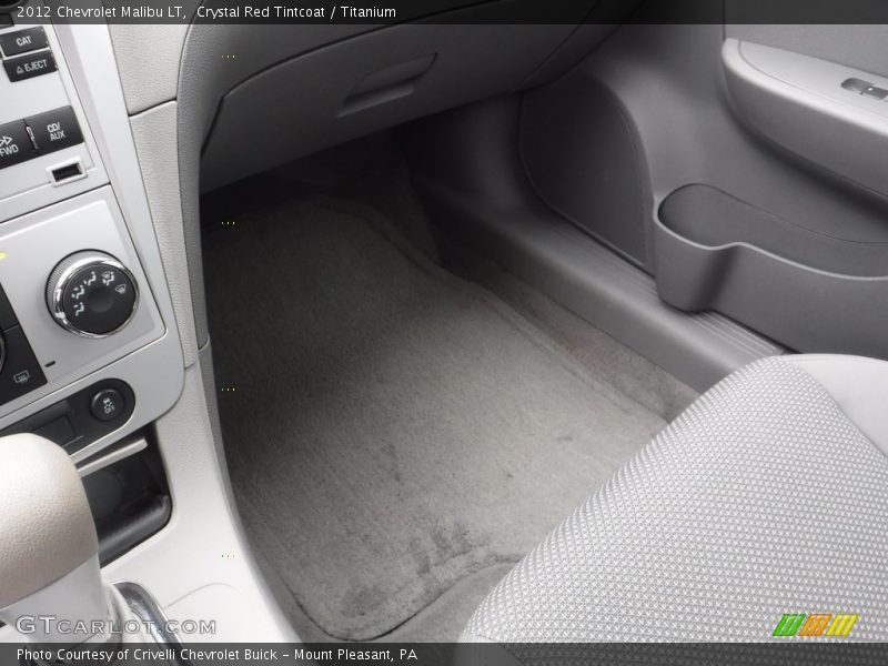 Crystal Red Tintcoat / Titanium 2012 Chevrolet Malibu LT