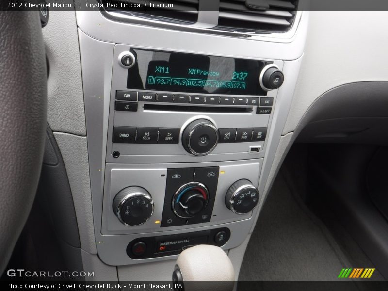 Crystal Red Tintcoat / Titanium 2012 Chevrolet Malibu LT