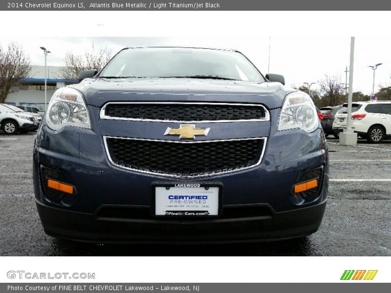 Atlantis Blue Metallic / Light Titanium/Jet Black 2014 Chevrolet Equinox LS