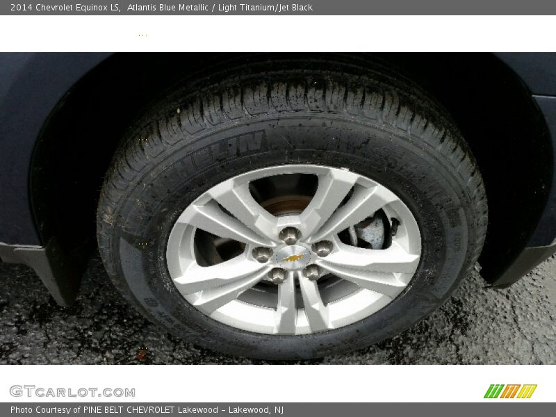 Atlantis Blue Metallic / Light Titanium/Jet Black 2014 Chevrolet Equinox LS