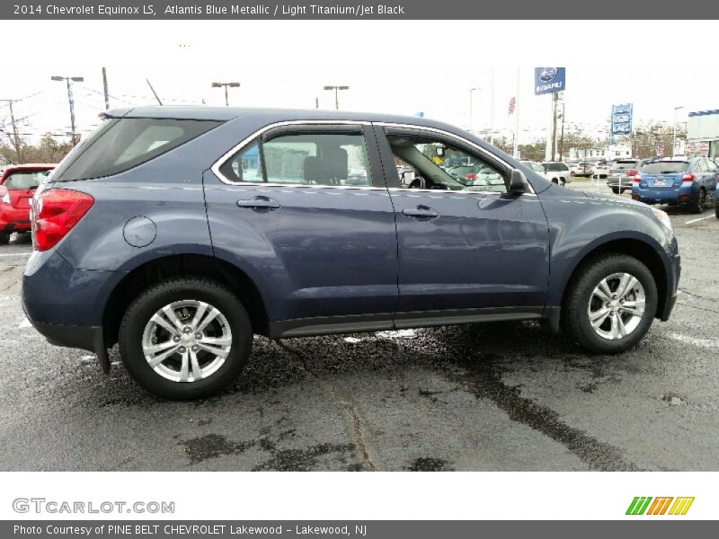 Atlantis Blue Metallic / Light Titanium/Jet Black 2014 Chevrolet Equinox LS
