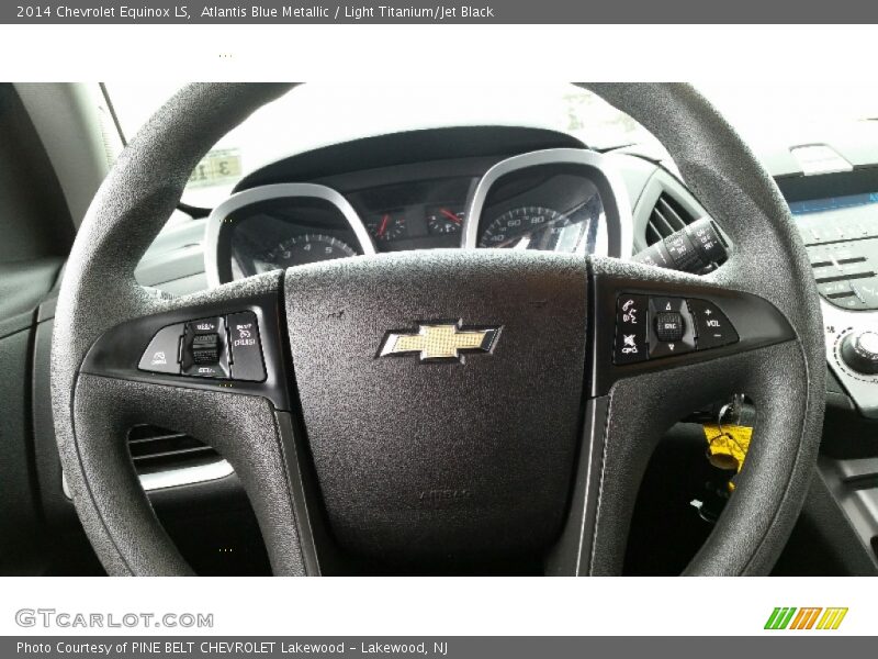 Atlantis Blue Metallic / Light Titanium/Jet Black 2014 Chevrolet Equinox LS