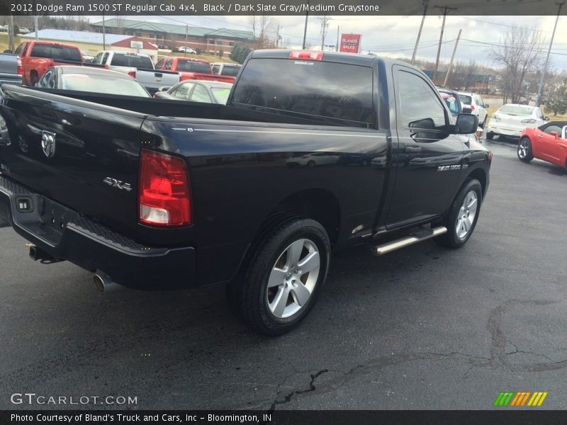 Black / Dark Slate Gray/Medium Graystone 2012 Dodge Ram 1500 ST Regular Cab 4x4