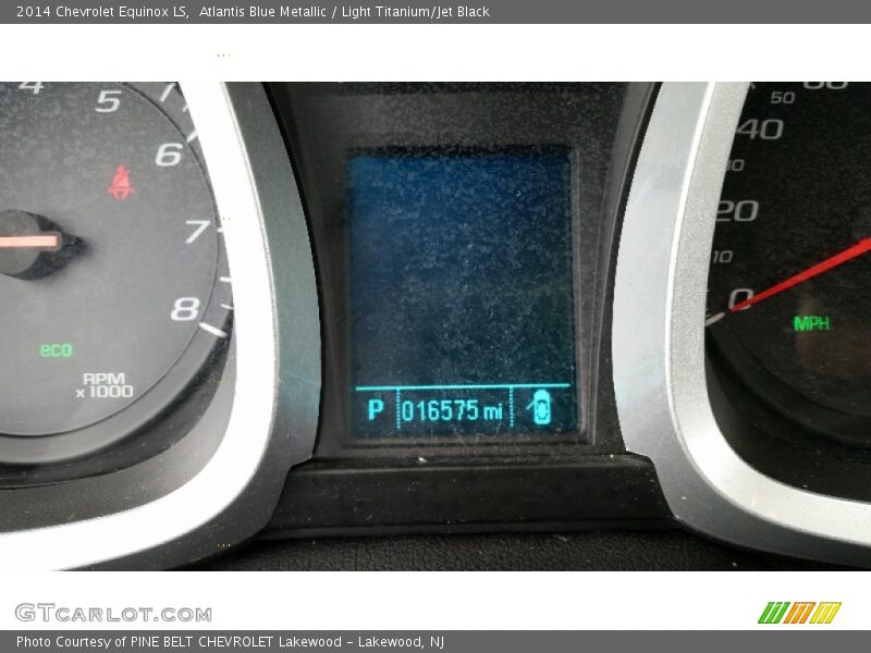 Atlantis Blue Metallic / Light Titanium/Jet Black 2014 Chevrolet Equinox LS