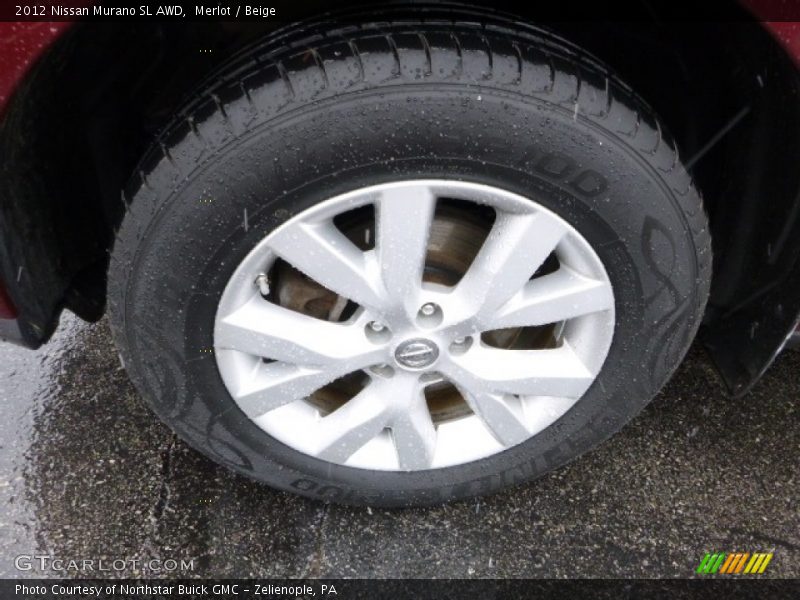 Merlot / Beige 2012 Nissan Murano SL AWD