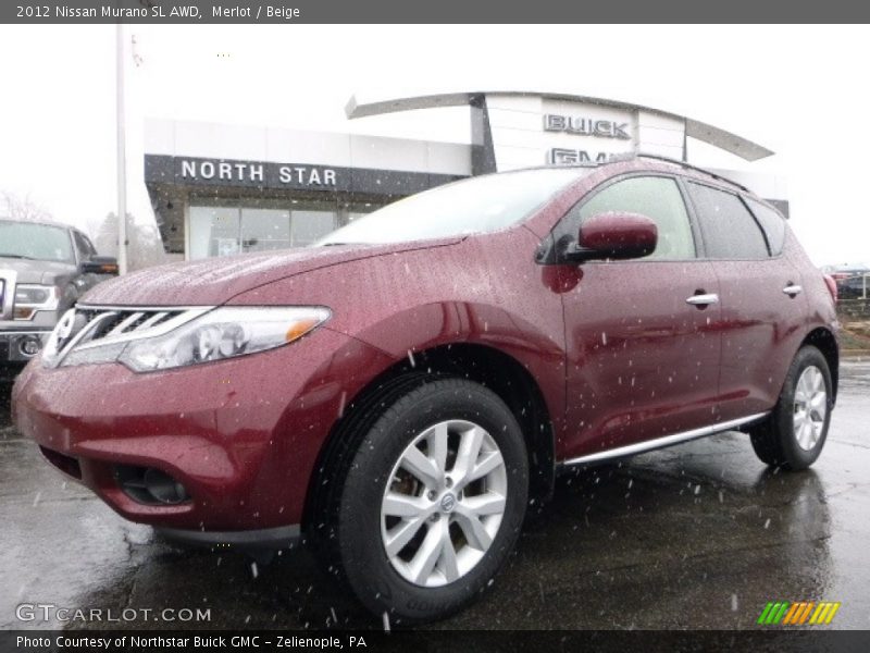Merlot / Beige 2012 Nissan Murano SL AWD