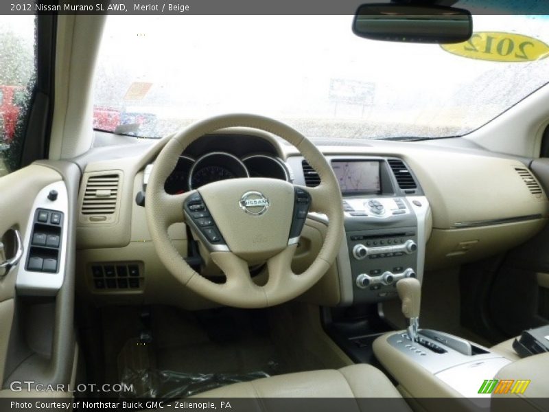 Merlot / Beige 2012 Nissan Murano SL AWD