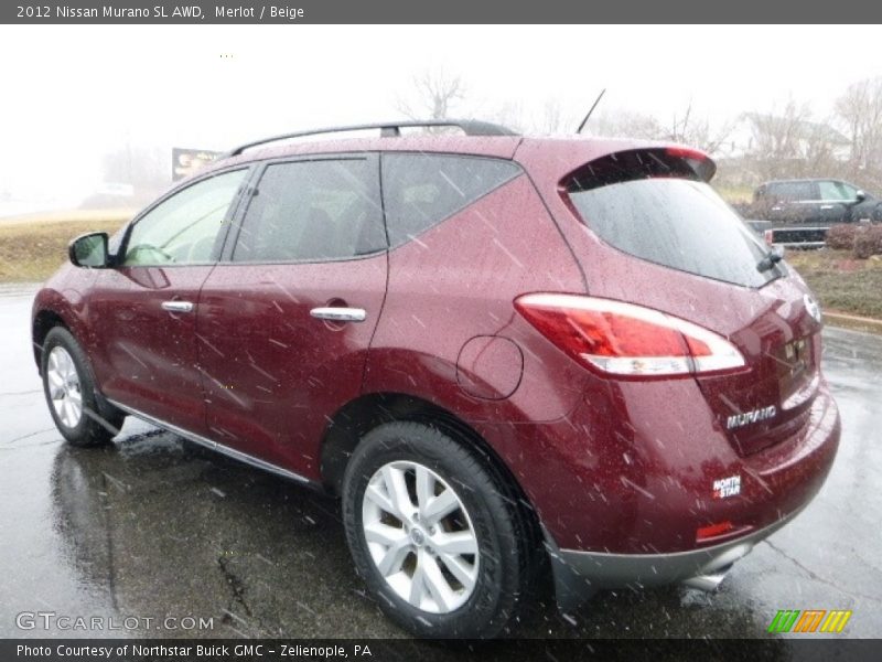 Merlot / Beige 2012 Nissan Murano SL AWD