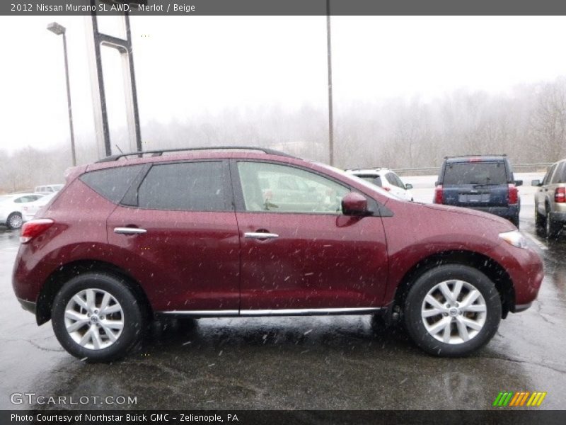 Merlot / Beige 2012 Nissan Murano SL AWD