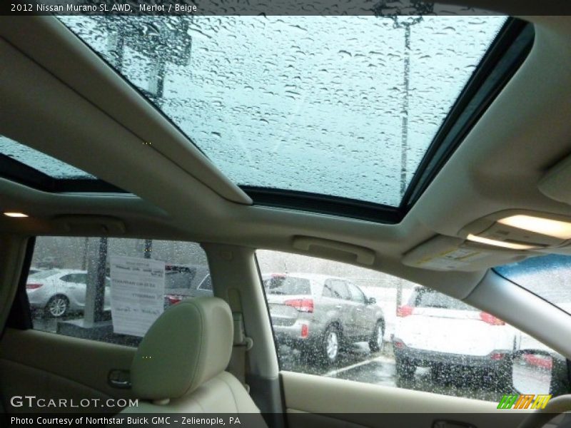 Merlot / Beige 2012 Nissan Murano SL AWD