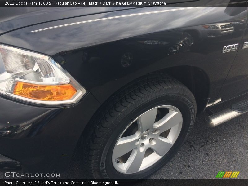Black / Dark Slate Gray/Medium Graystone 2012 Dodge Ram 1500 ST Regular Cab 4x4