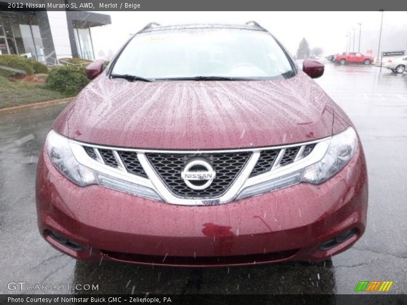 Merlot / Beige 2012 Nissan Murano SL AWD