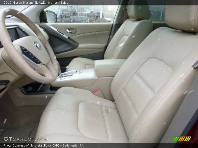 Merlot / Beige 2012 Nissan Murano SL AWD