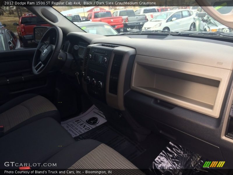Black / Dark Slate Gray/Medium Graystone 2012 Dodge Ram 1500 ST Regular Cab 4x4